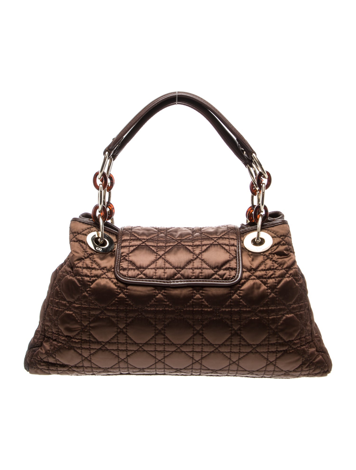 Christian Dior Quilted Top Handle Bag