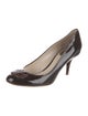 Christian Dior Cannage Pattern Patent Leather Pumps