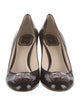 Christian Dior Cannage Pattern Patent Leather Pumps