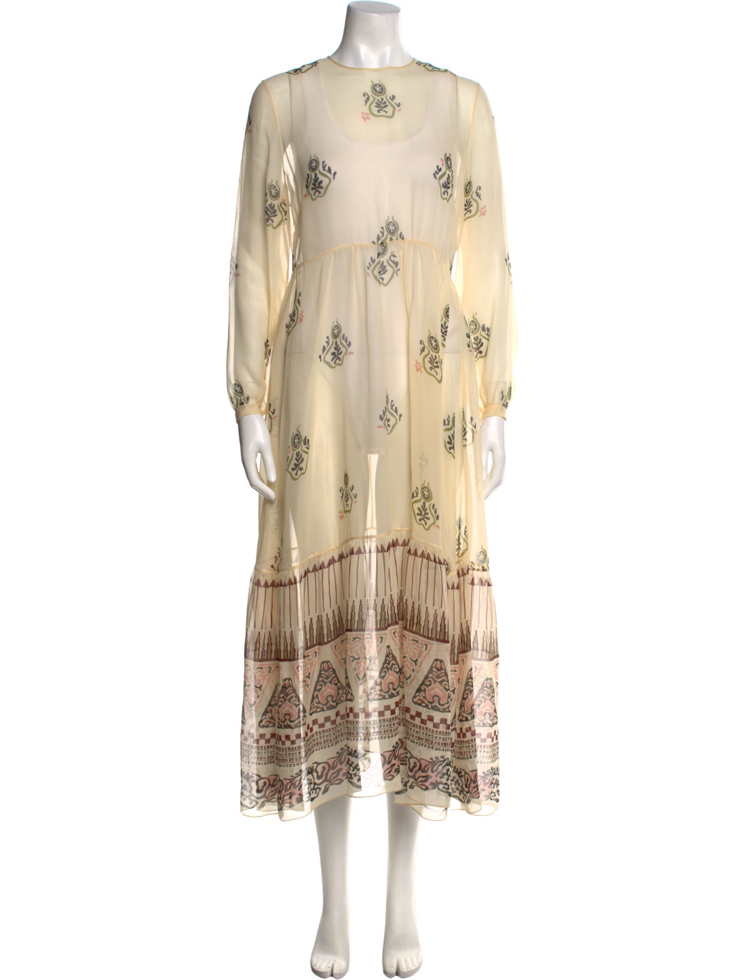 Christian Dior Silk Long Dress