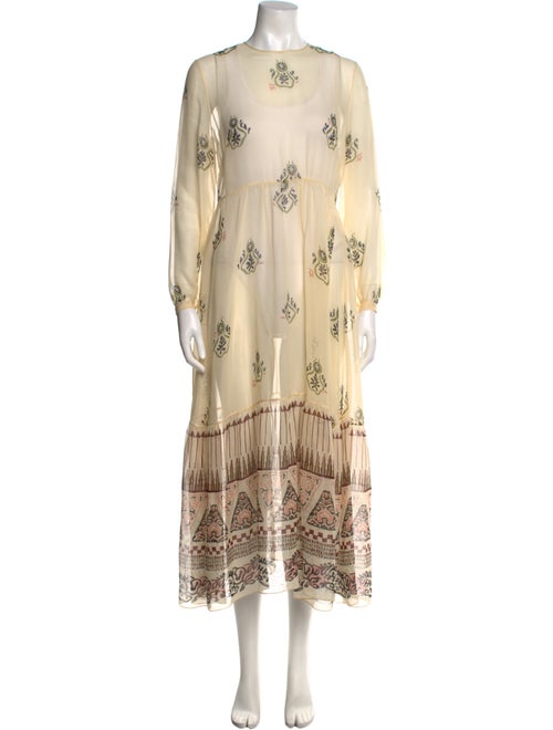 Christian Dior Silk Long Dress