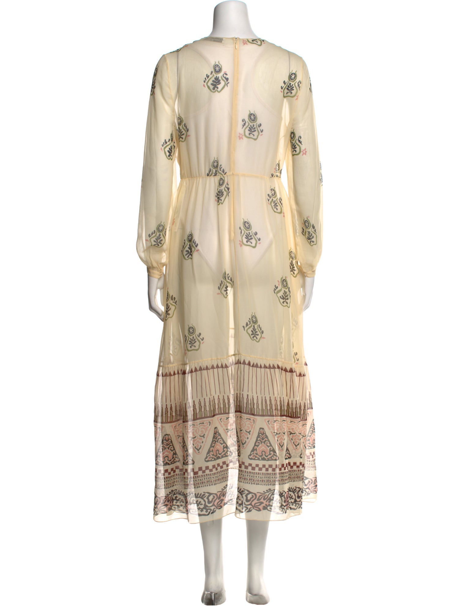 Christian Dior Silk Long Dress