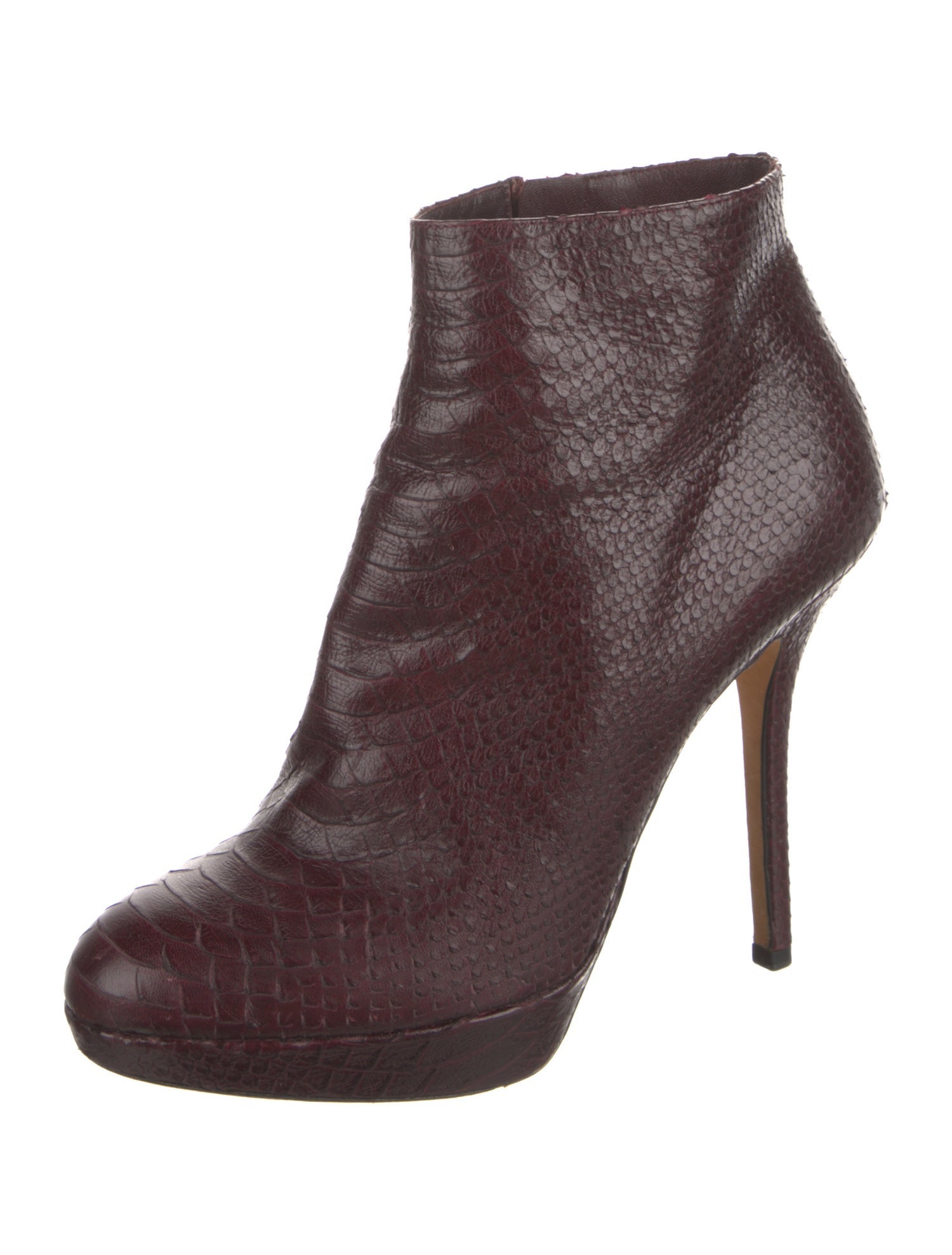 Christian Dior Leather Animal Print Boots