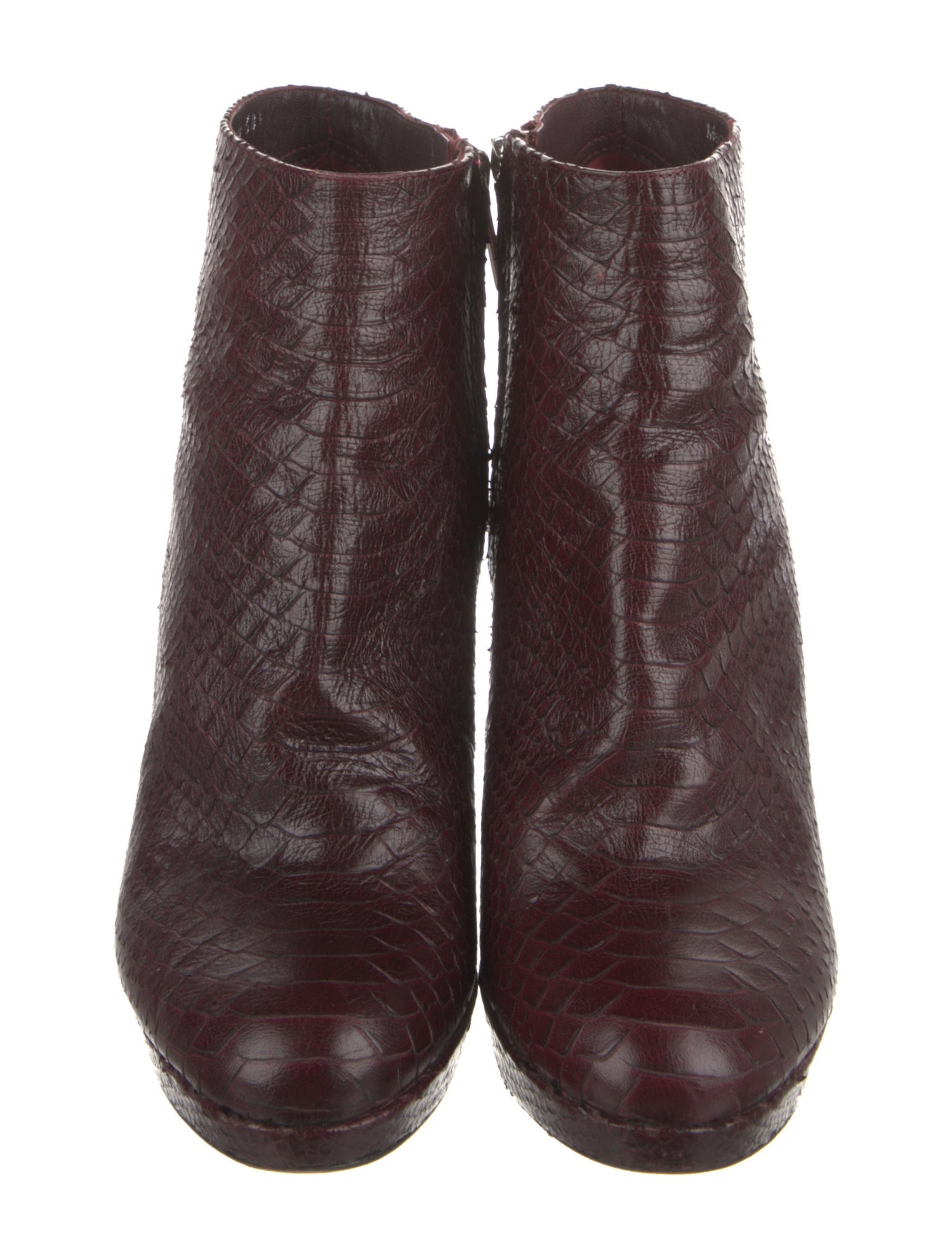 Christian Dior Leather Animal Print Boots