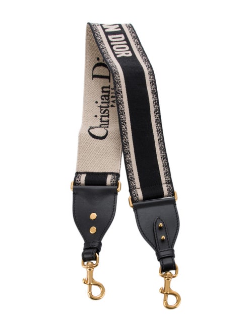 Christian Dior Pattern Print Fabric Bag Strap