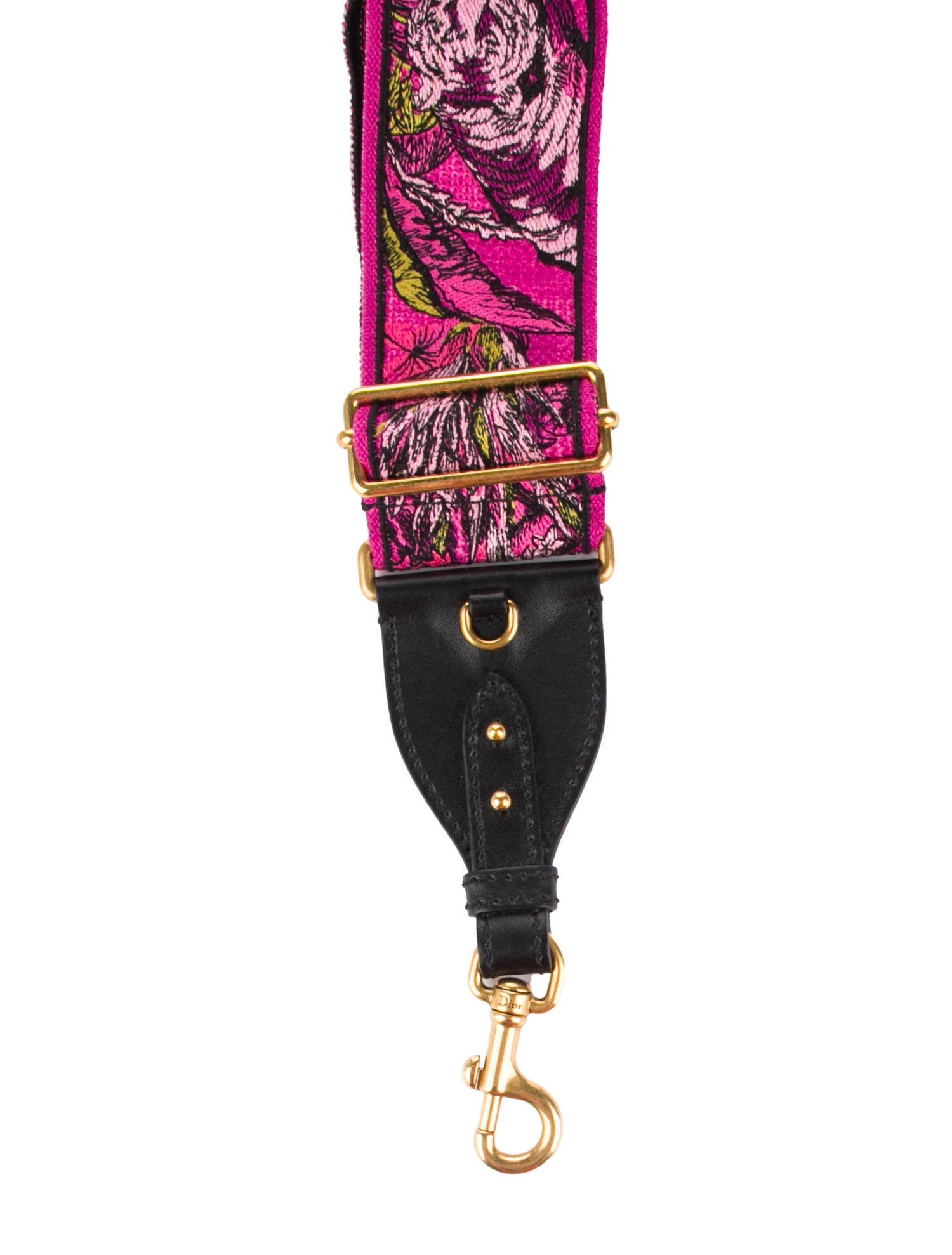 Christian Dior Floral Bag Strap w/Tags