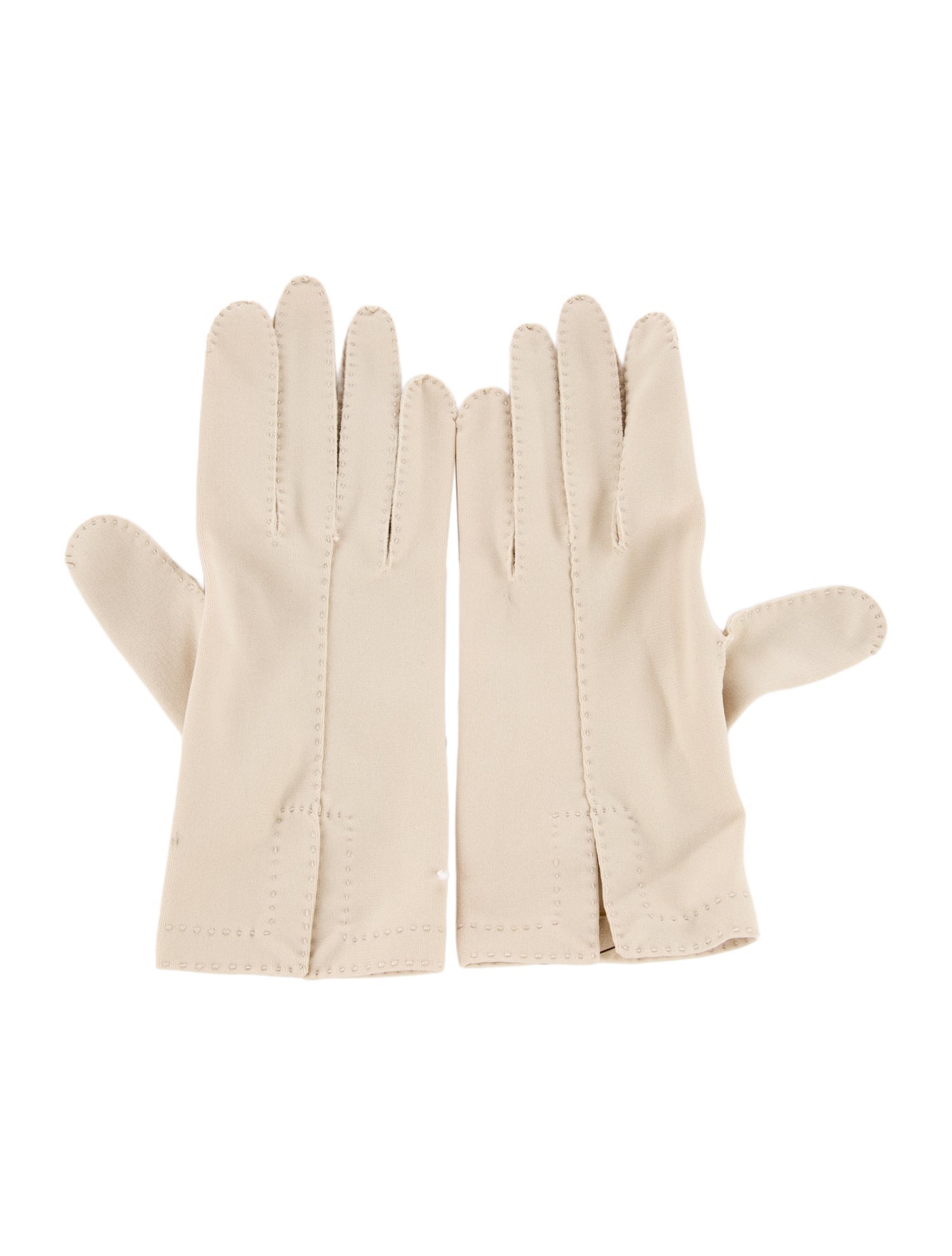 Christian Dior Women's Vintage Cotton Wrist-Length Gloves
