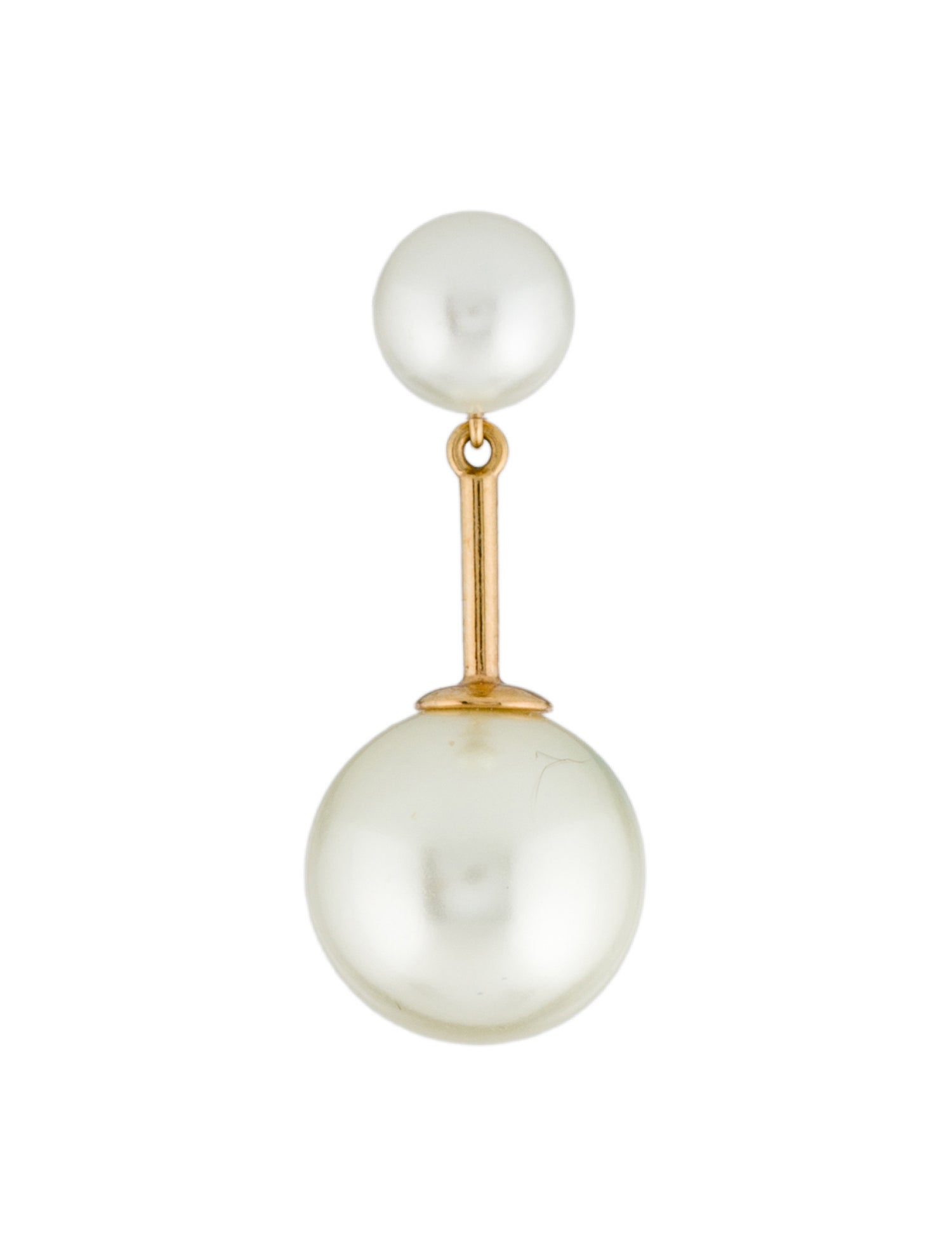 Christian Dior Faux Pearl Single Earring