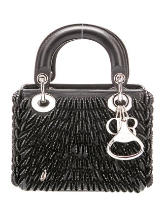 Christian Dior Leather Lady Dior Mini