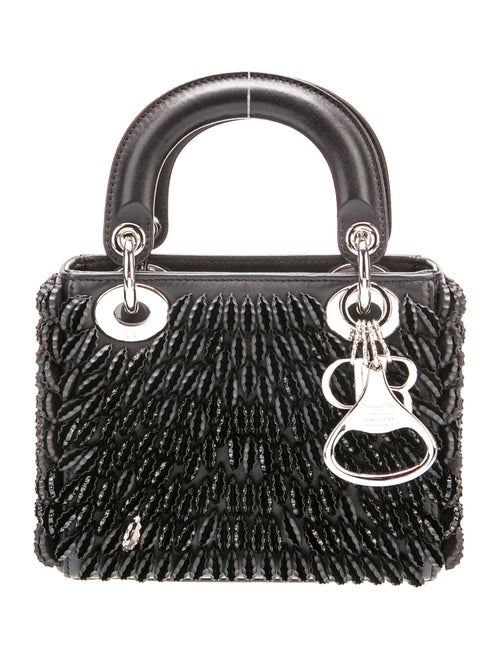 Christian Dior Leather Lady Dior Mini