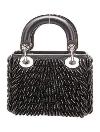 Christian Dior Leather Lady Dior Mini