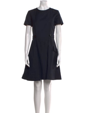 Christian Dior Crew Neck Mini Dress