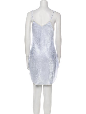 Christian Dior Lace Trim Embellishment Nightgown