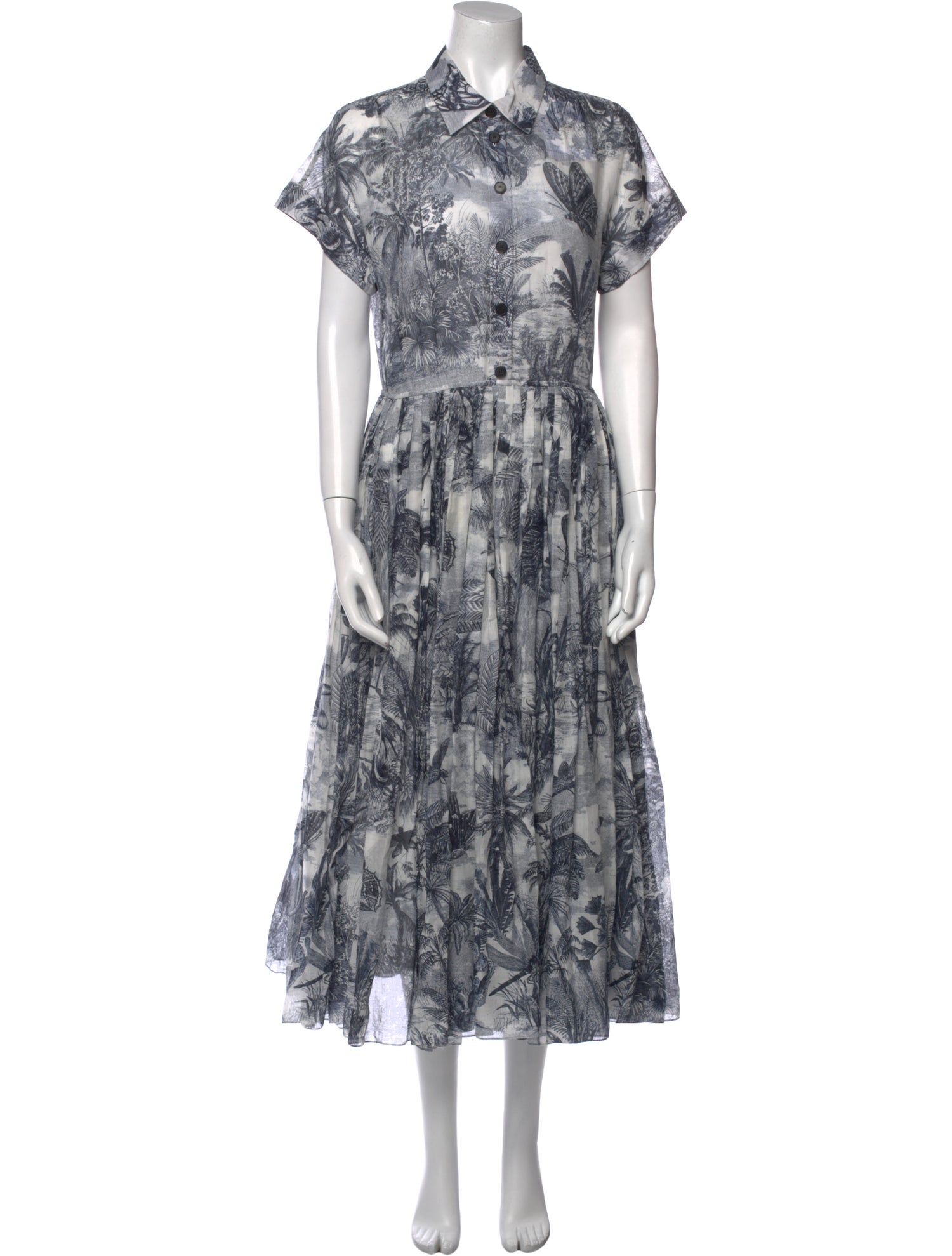 Christian Dior Printed Long Dress