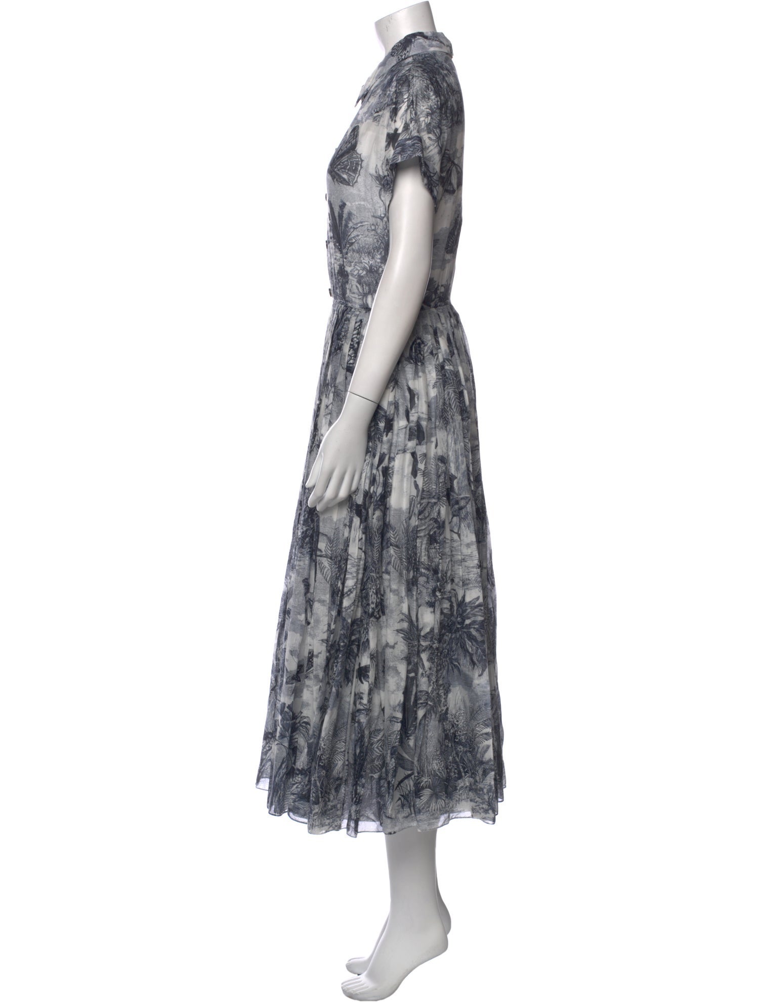 Christian Dior Printed Long Dress