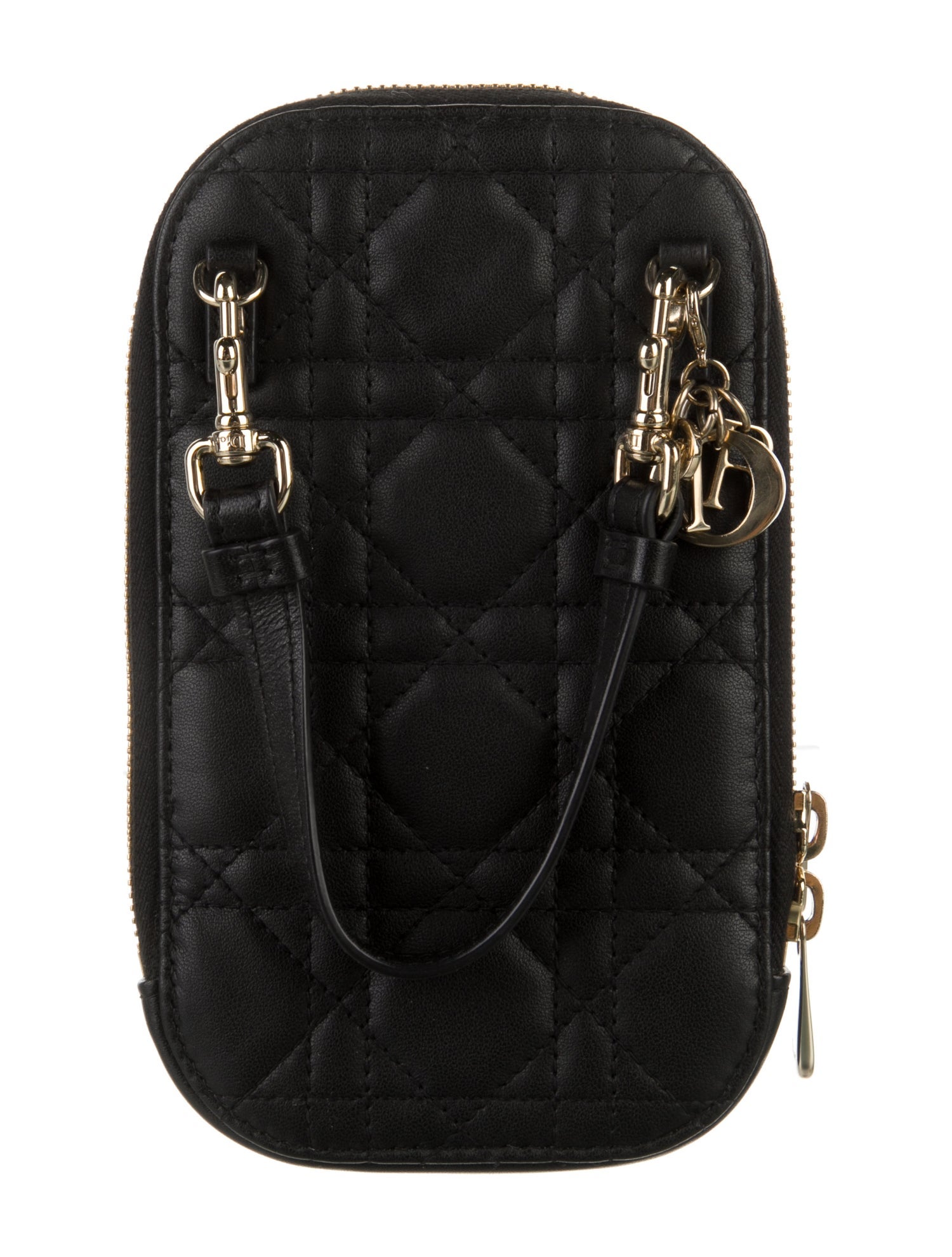 Christian Dior Cannage Lady Dior Call'in Dior Phone Holder