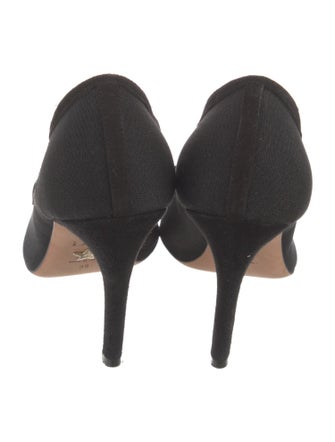 Christian Dior Mesh Crystal Embellishments Pumps