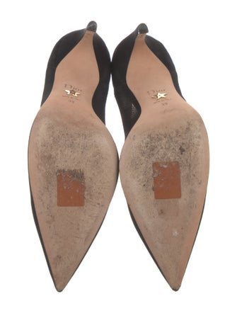 Christian Dior Mesh Crystal Embellishments Pumps