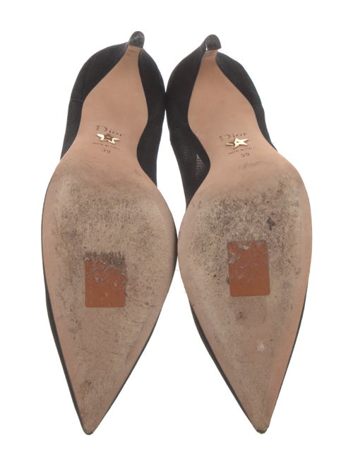 Christian Dior Mesh Crystal Embellishments Pumps