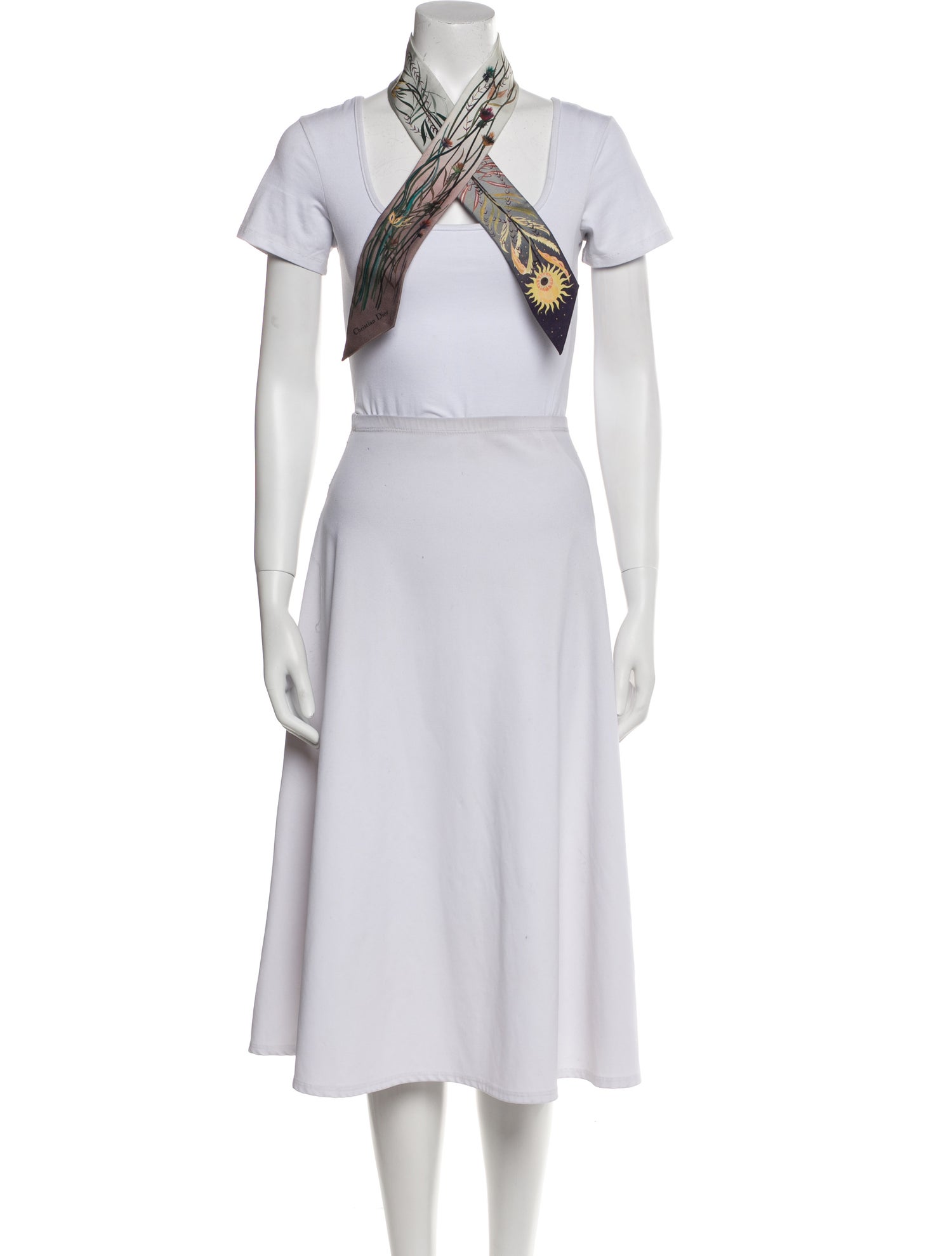 Christian Dior Silk Printed Scarf