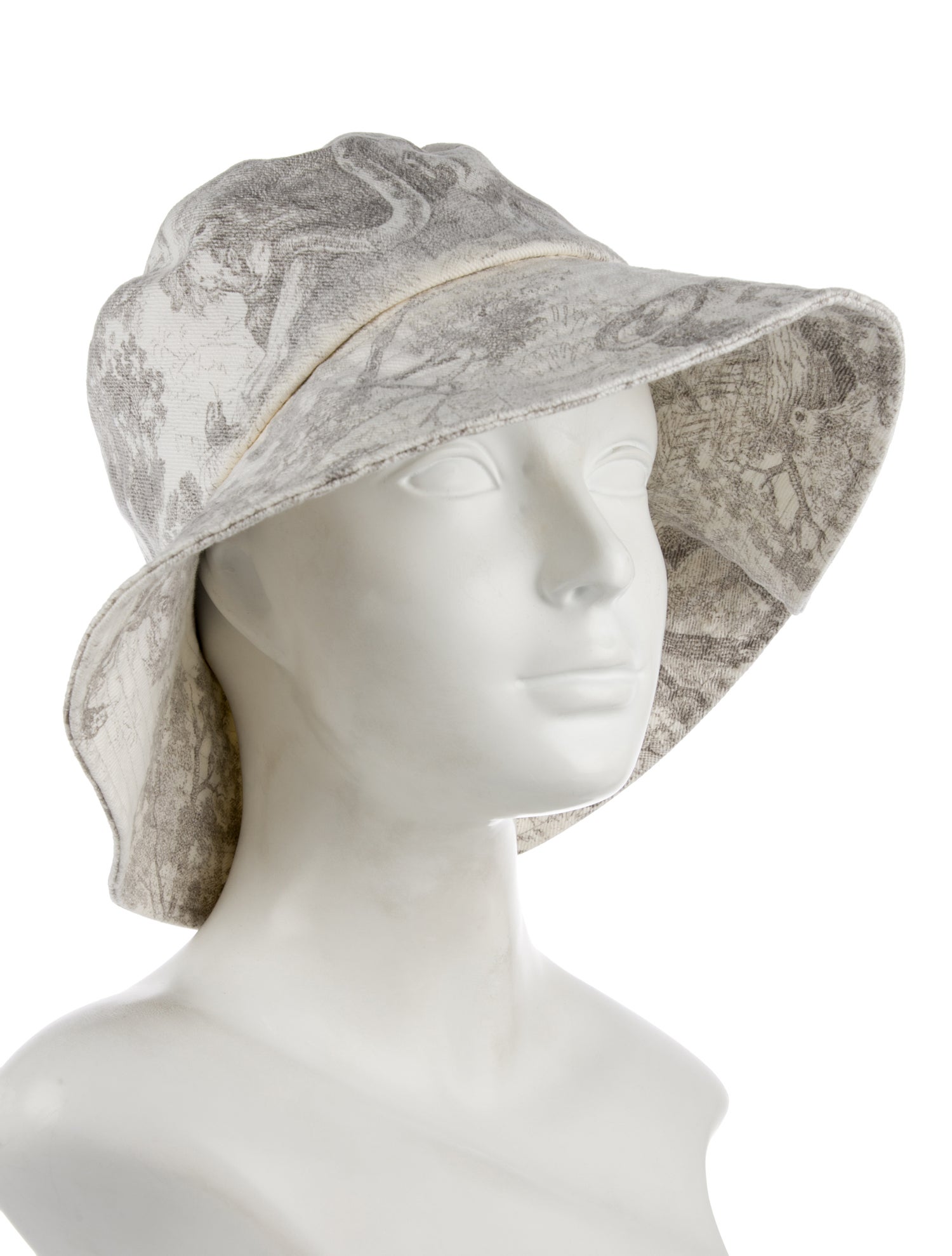Christian Dior Toile De Jouy Bucket Hat