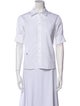 Christian Dior Short Sleeve Button-Up Top