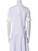 Christian Dior Short Sleeve Button-Up Top