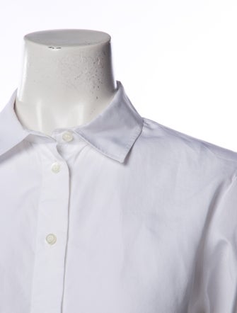 Christian Dior Short Sleeve Button-Up Top