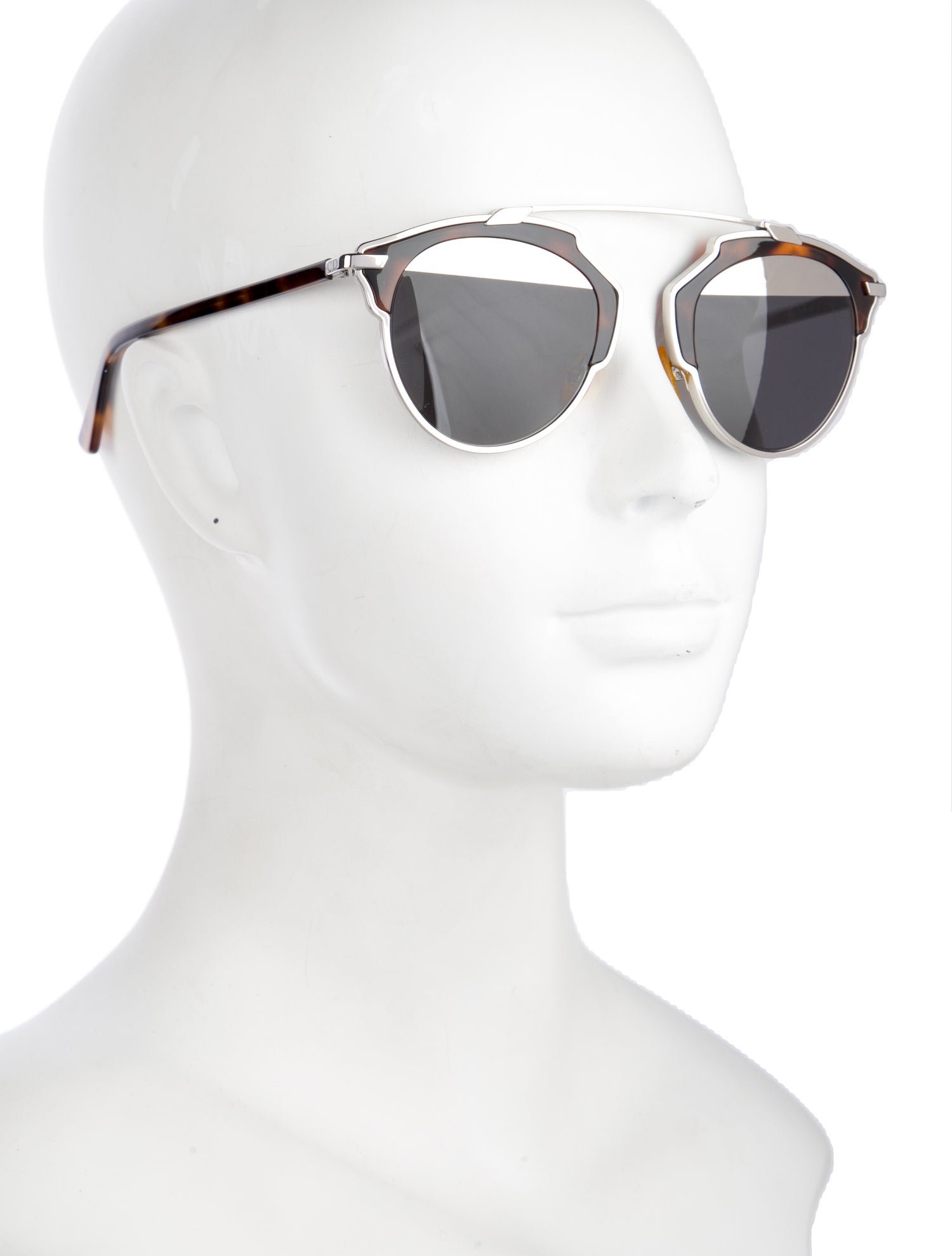 Christian Dior Round Tinted Sunglasses