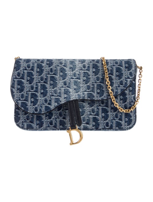 Christian Dior Denim Clutch