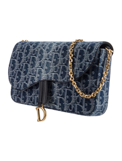 Christian Dior Denim Clutch