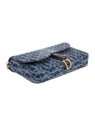 Christian Dior Denim Clutch