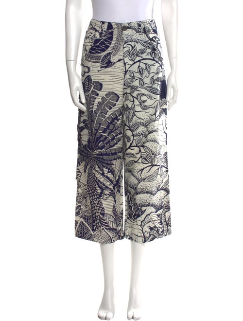 Christian Dior Printed Wide Leg Pants