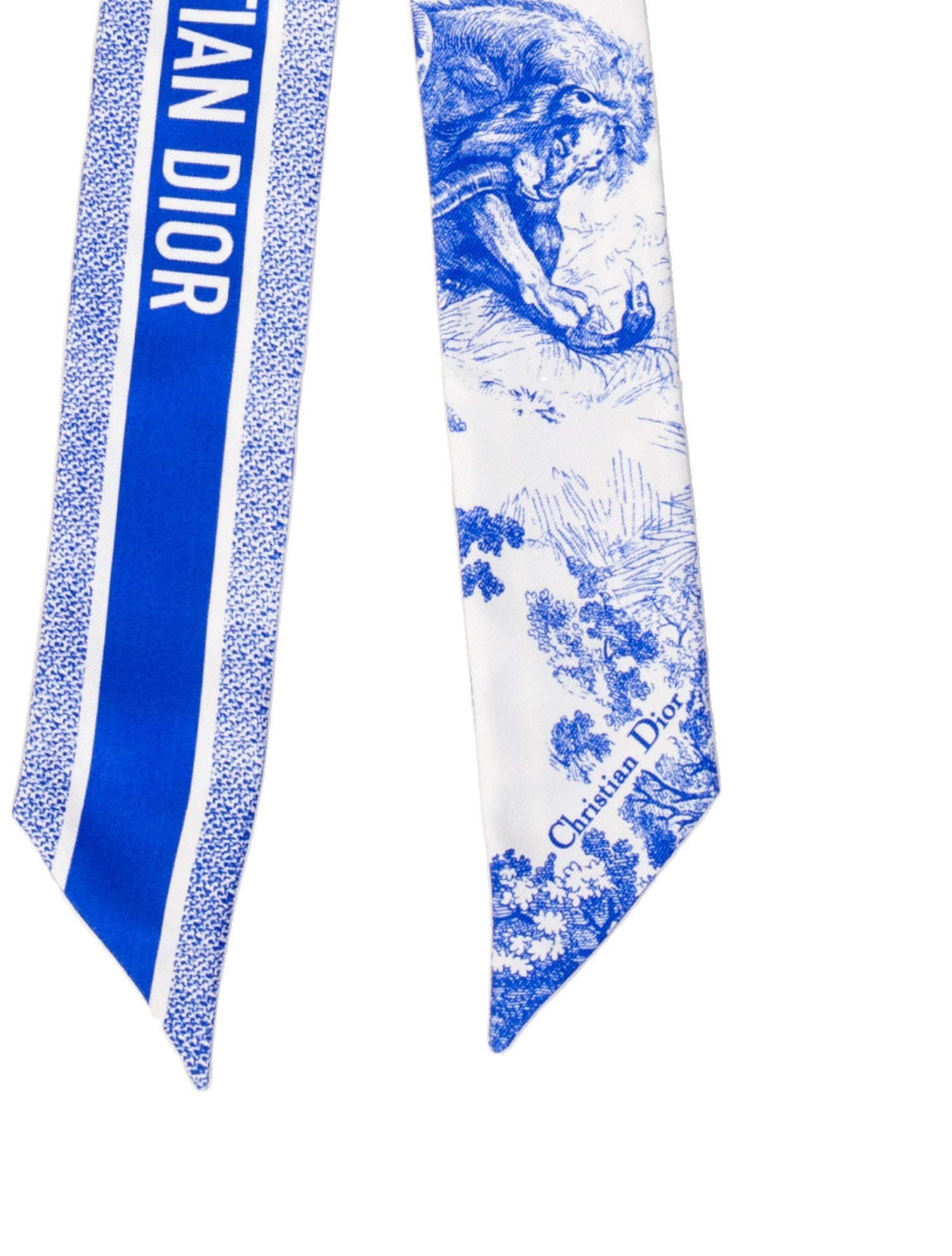 Christian Dior Silk Printed Bandeau