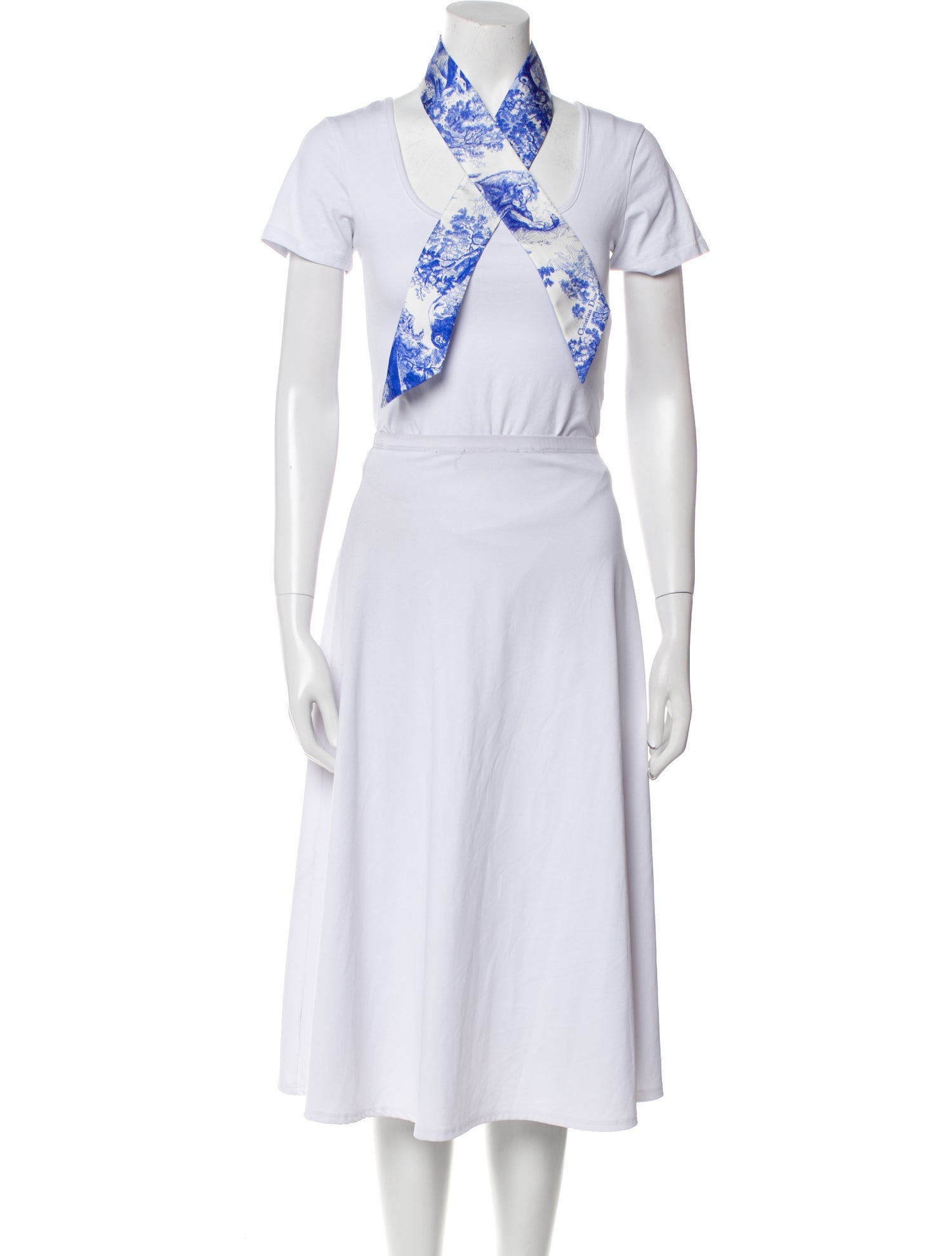 Christian Dior Silk Printed Bandeau