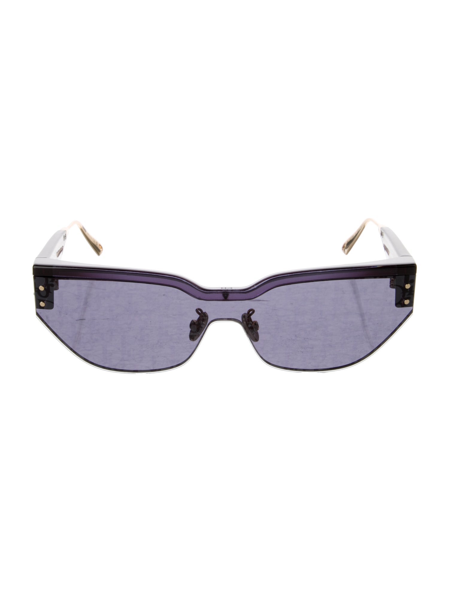 Christian Dior Diorissimo Pattern Cat-Eye Sunglasses