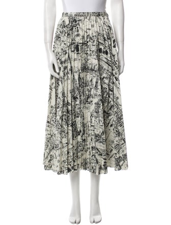 Christian Dior Printed Midi Length Skirt