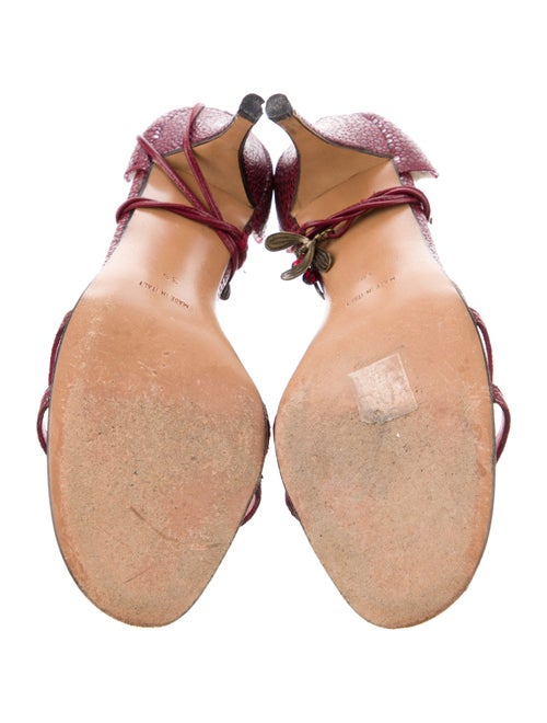 Christian Dior Stingray Animal Print Sandals