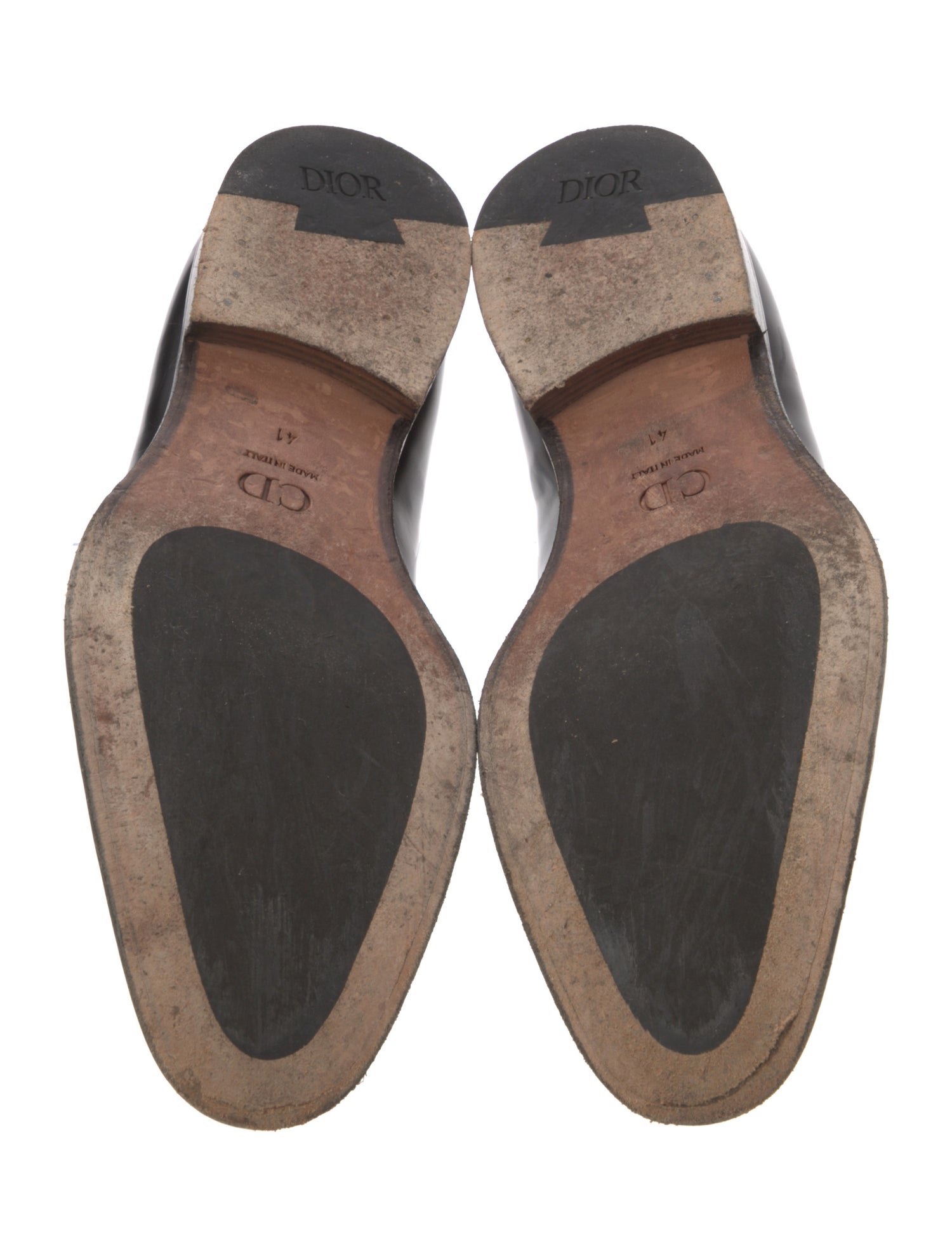 Christian Dior Leather Monk Straps