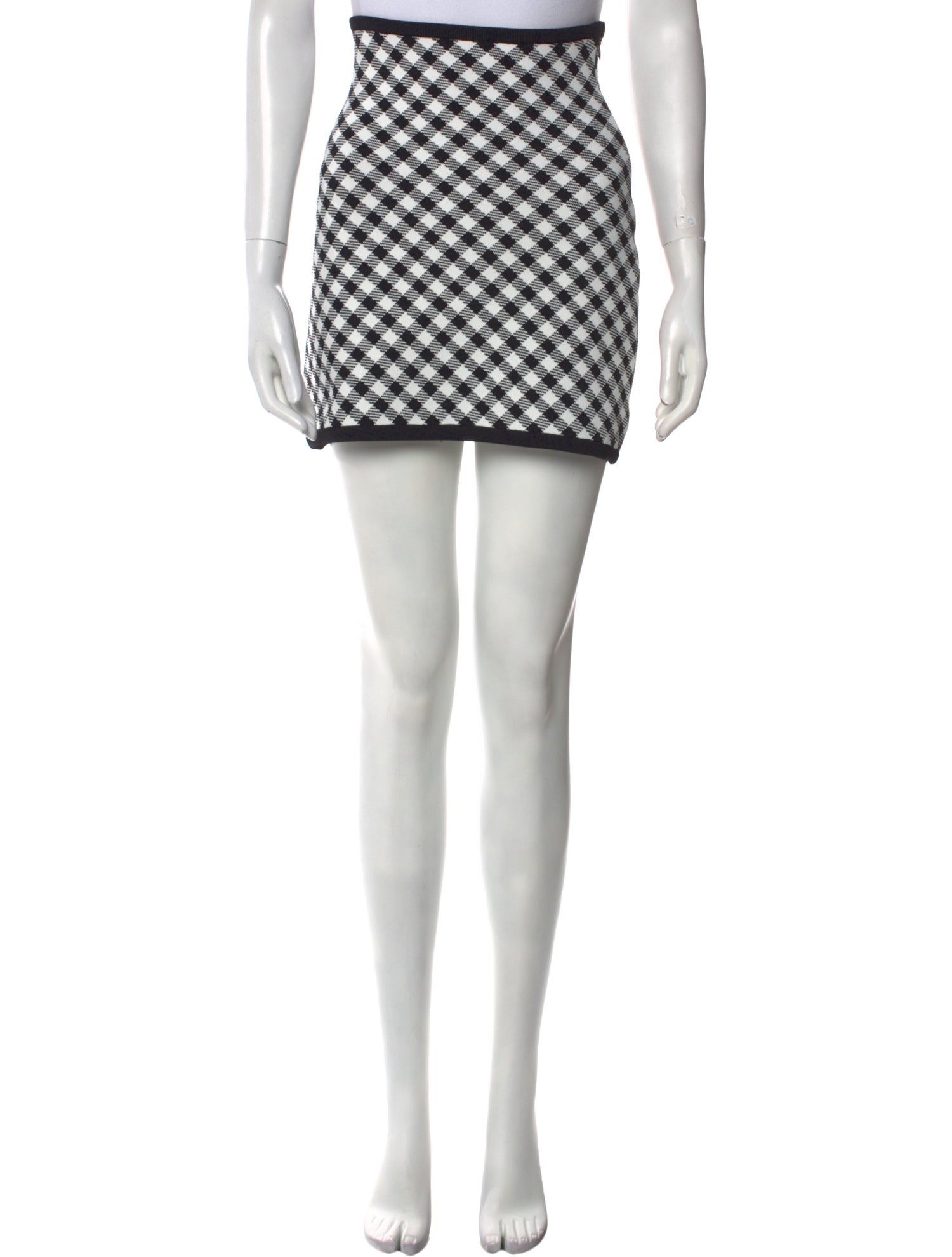 Christian Dior Plaid Print Mini Skirt