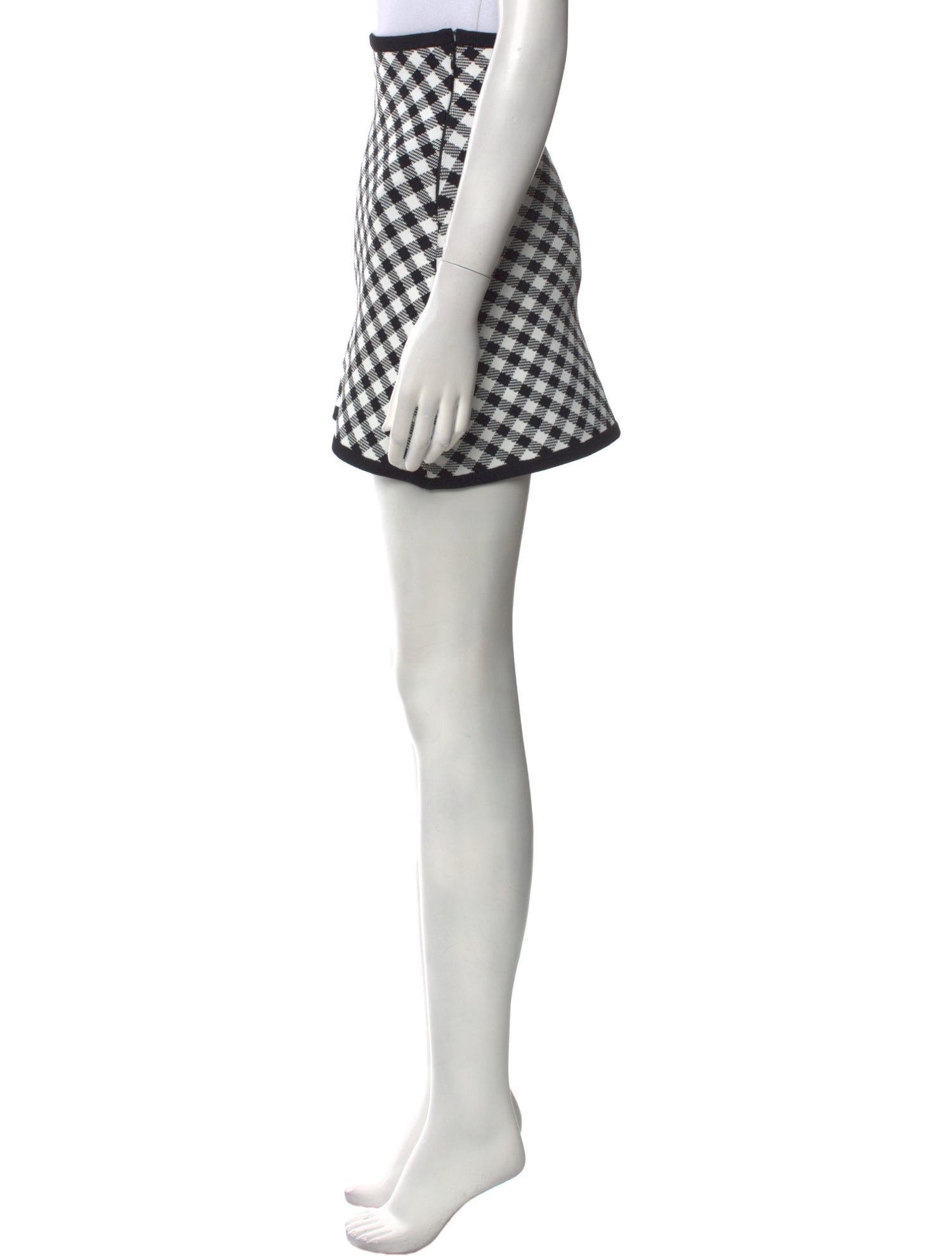 Christian Dior Plaid Print Mini Skirt