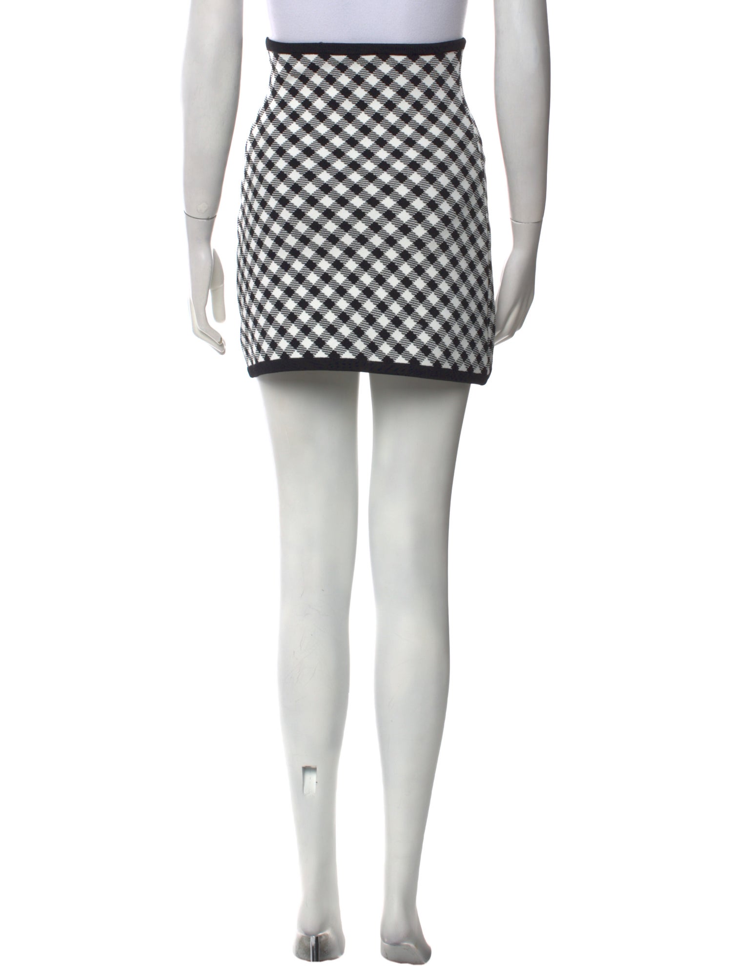 Christian Dior Plaid Print Mini Skirt
