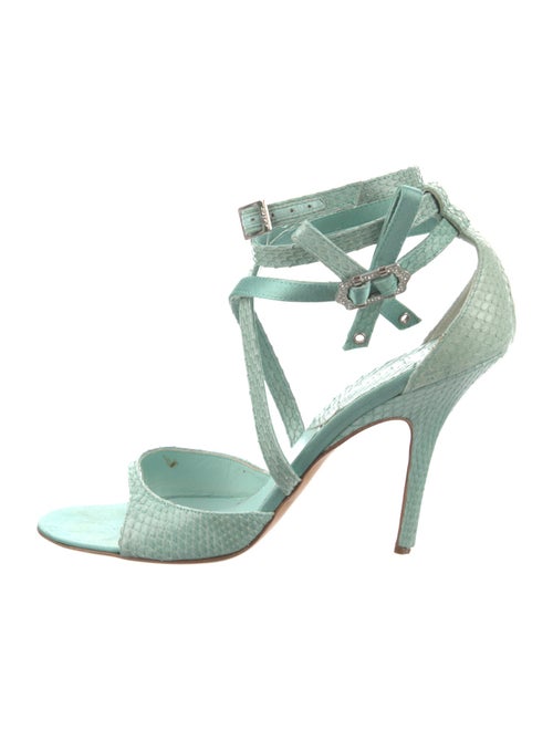 Christian Dior Snakeskin Sandals