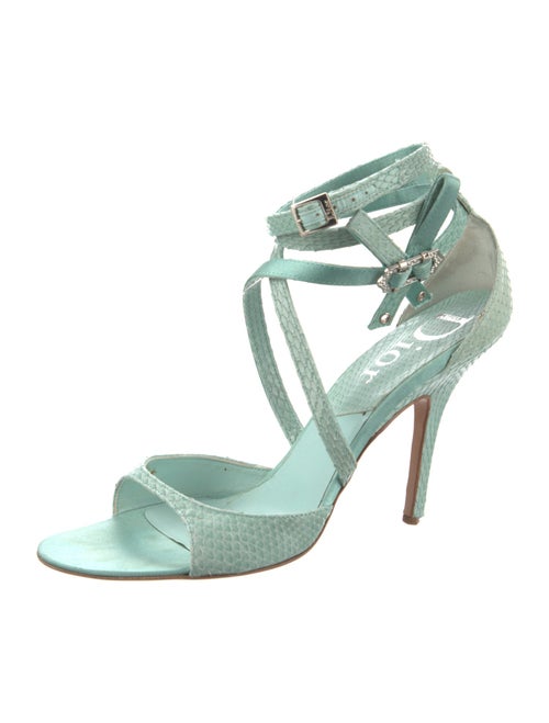 Christian Dior Snakeskin Sandals