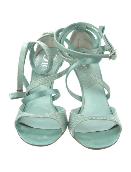 Christian Dior Snakeskin Sandals