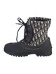Christian Dior Oblique Jacquard Nylon Combat Boots
