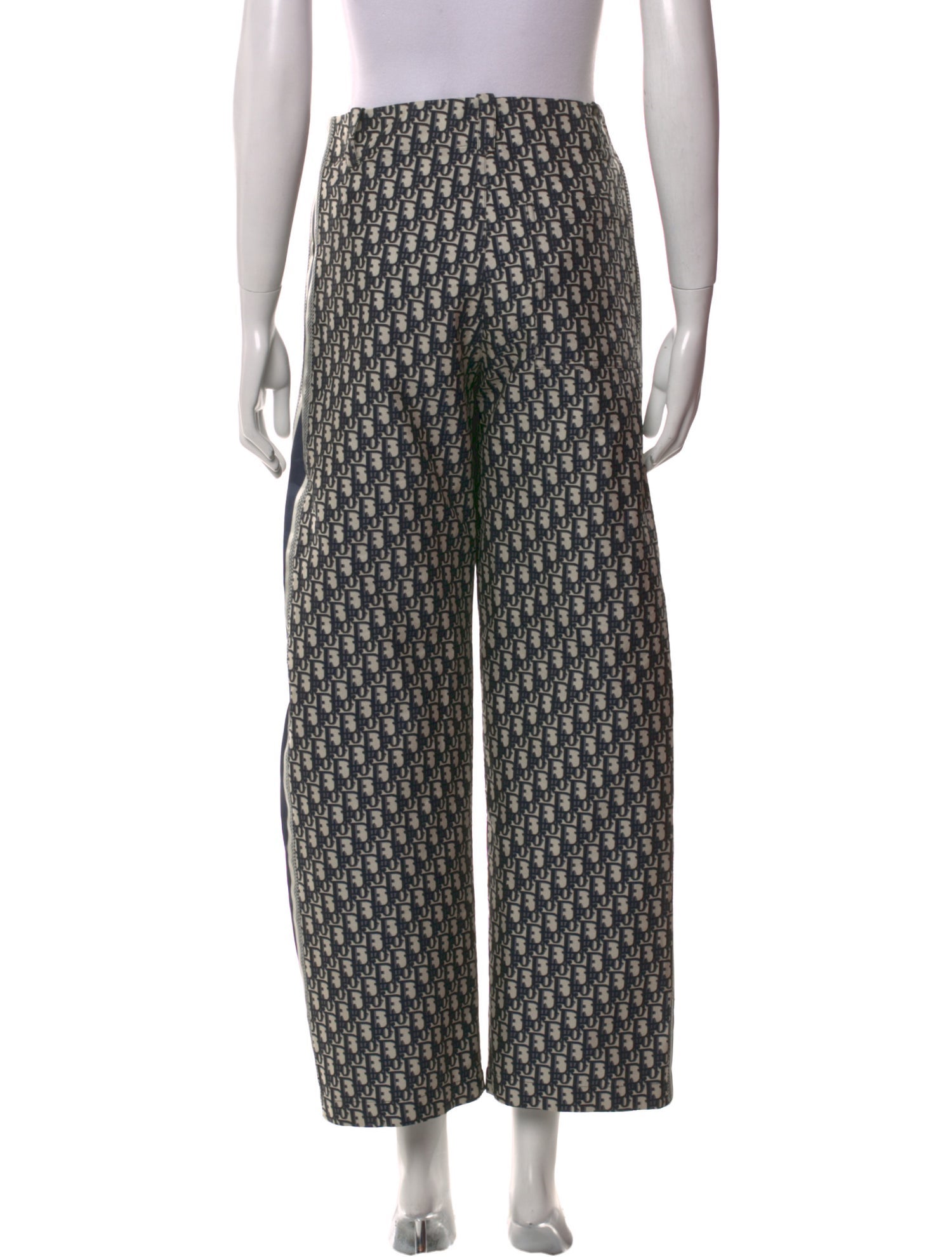 Christian Dior Printed Wide Leg Pants