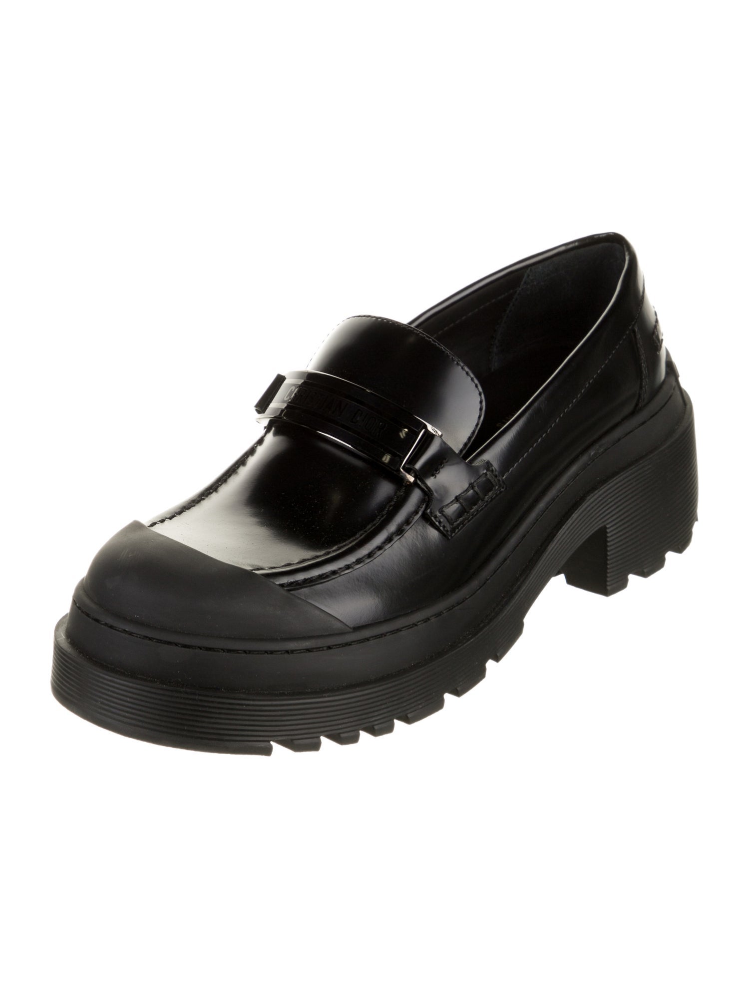 Christian Dior Leather Loafers