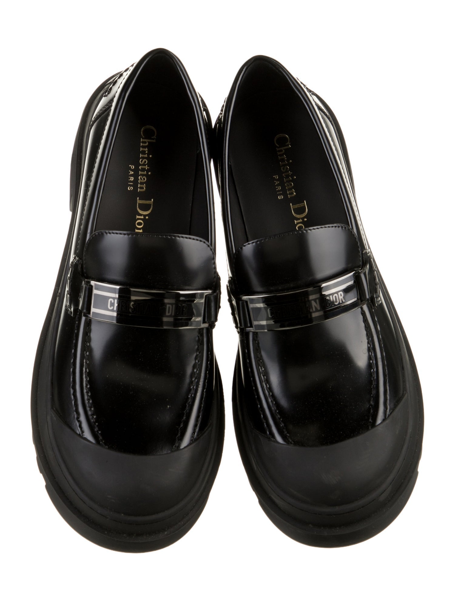 Christian Dior Leather Loafers