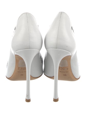Christian Dior Leather Lasercut Accents Pumps